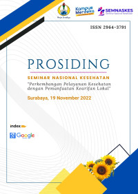 E-Book Prosiding Seminar Nasional Kesehatan (SEMNASKES) ke 2 Tahun 2022 