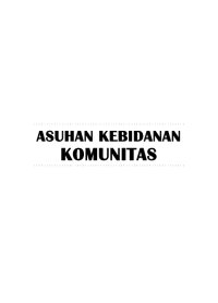 E-Book Asuhan Kebidanan Komunitas