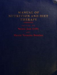 Manual of Nutrition and diet Therapy