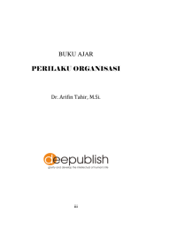 E-Book Buku Ajar Perilaku Organisasi