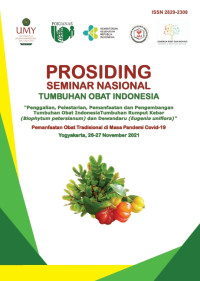E-Book Prosiding Seminar Nasional Tumbuhan Obat Indonesia Tahun 2021