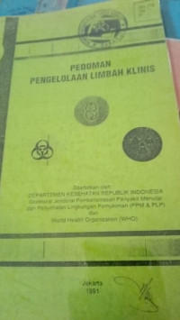 Pedoman Pengelolaan Limbah Klinis