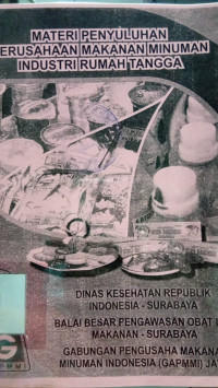 Materi Penyuluhan Perusahaan Makanan Minuman Industri Rumah Tangga