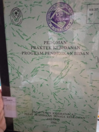 Pedoman Praktek Kebidanan Program Pendidikan Bidan