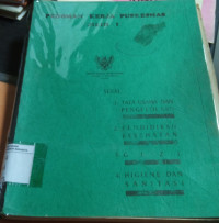 Pedoman Kerja Puskesmas Jilid I
