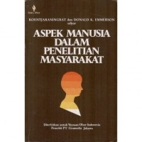 Aspek Manusia Dalam Penelitian Masyarakat