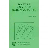Daftar Analisis Bahan Makanan