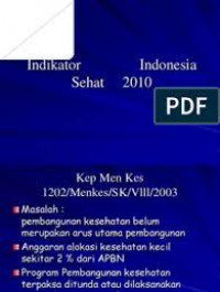 Petunjuk Teknis:  Buku Kesehatan Ibu dan Anak