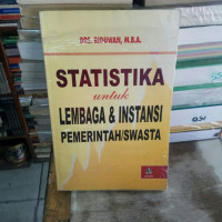 Statistika Untuk Lembaga & Instansi Pemerintah/Swasta