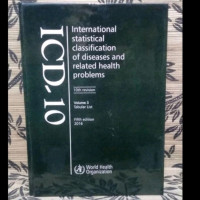 International Statistical Classification of Diseases and Related Health Problems: volume 3 Tabular list