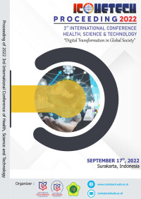 E-Book Proceeding of the 3rd International Conference Health, Science And Technology (ICOHETECH) 